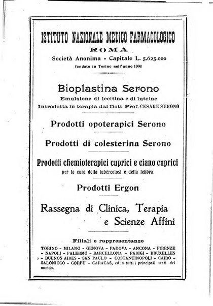 Archivio di farmacologia sperimentale e scienze affini