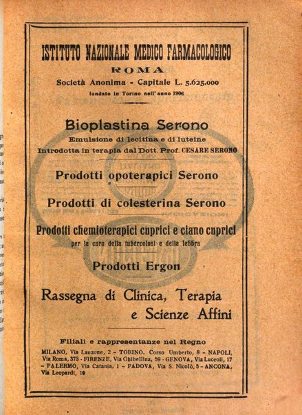 Archivio di farmacologia sperimentale e scienze affini