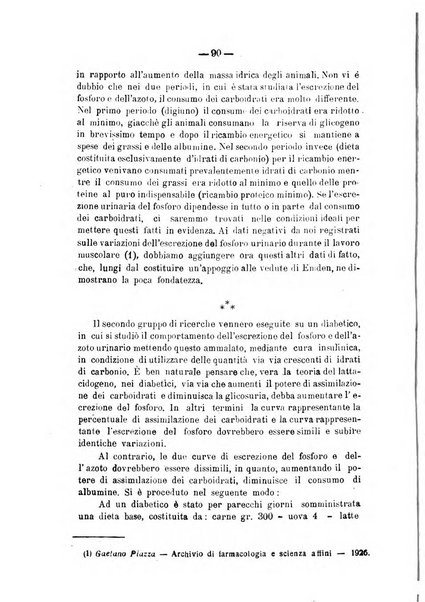 Archivio di farmacologia sperimentale e scienze affini