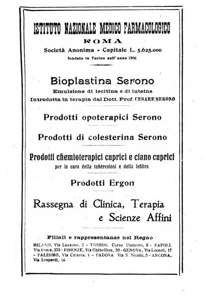 Archivio di farmacologia sperimentale e scienze affini