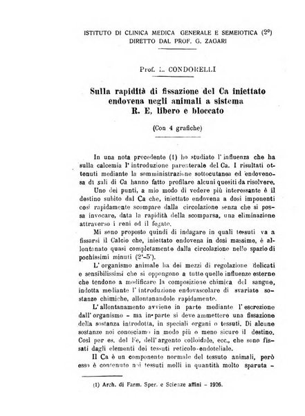 Archivio di farmacologia sperimentale e scienze affini