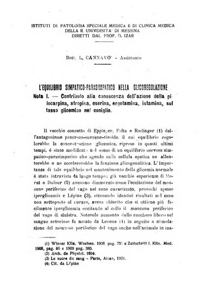 Archivio di farmacologia sperimentale e scienze affini