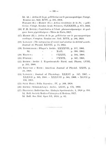 Archivio di farmacologia sperimentale e scienze affini