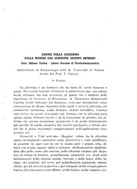 Archivio di farmacologia sperimentale e scienze affini