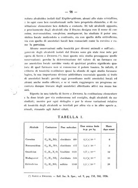 Archivio di farmacologia sperimentale e scienze affini