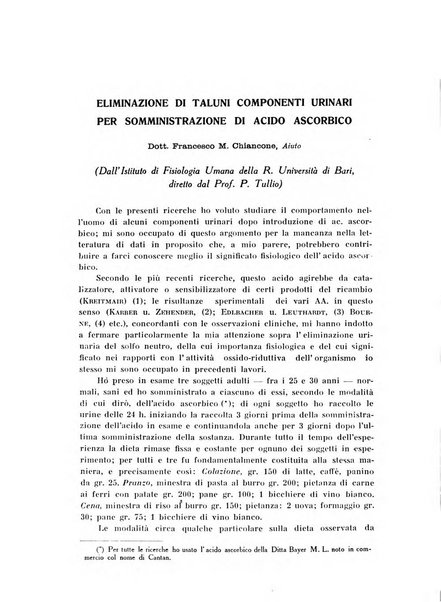 Archivio di farmacologia sperimentale e scienze affini