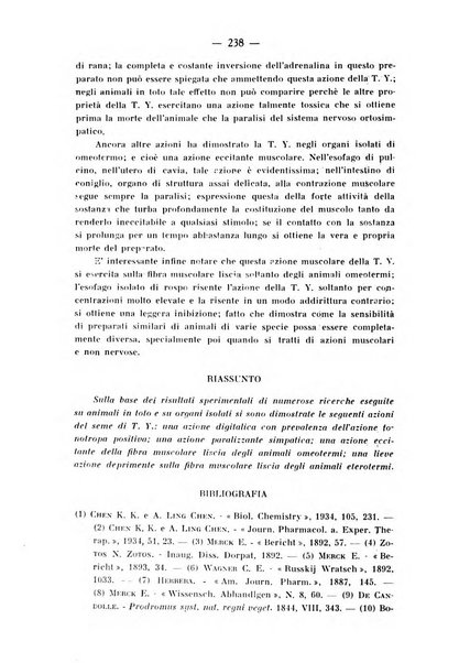 Archivio di farmacologia sperimentale e scienze affini