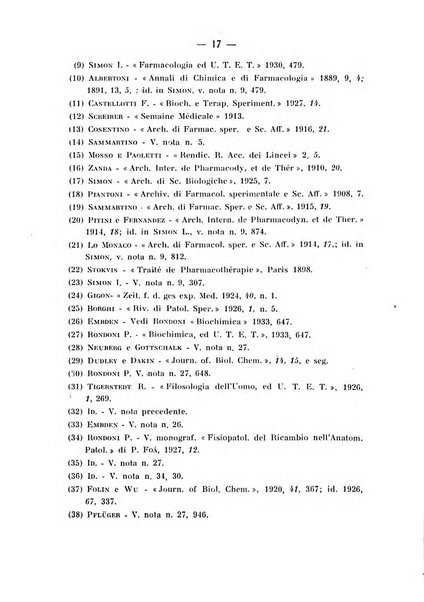 Archivio di farmacologia sperimentale e scienze affini