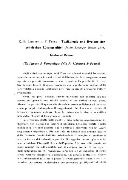 Archivio di farmacologia sperimentale e scienze affini