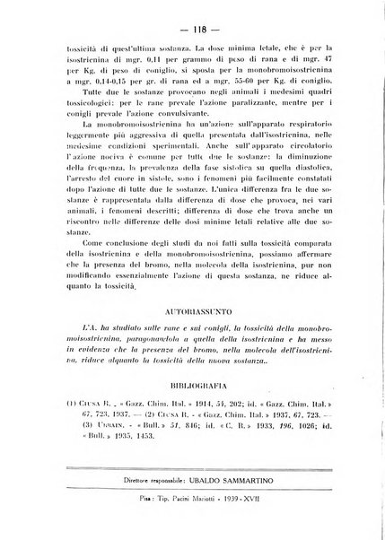 Archivio di farmacologia sperimentale e scienze affini