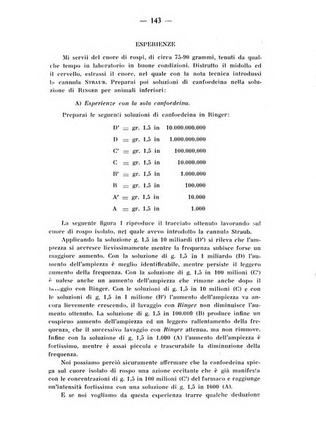 Archivio di farmacologia sperimentale e scienze affini