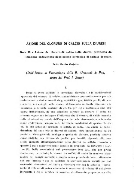 Archivio di farmacologia sperimentale e scienze affini