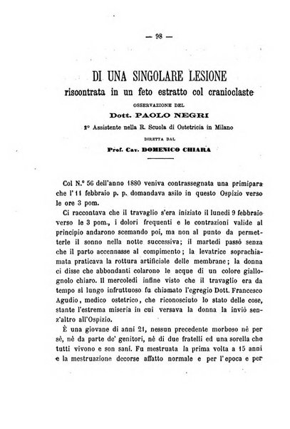 Annali di ostetricia, ginecologia e pediatria