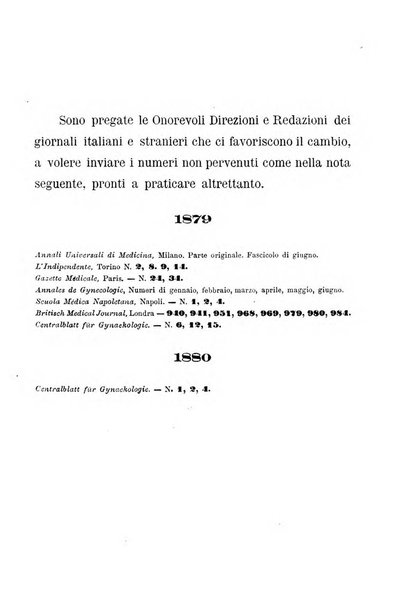 Annali di ostetricia, ginecologia e pediatria