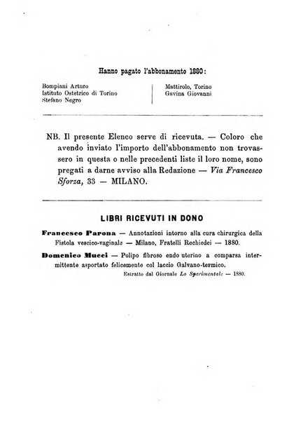 Annali di ostetricia, ginecologia e pediatria