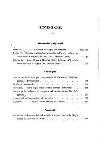 Annali di ostetricia, ginecologia e pediatria