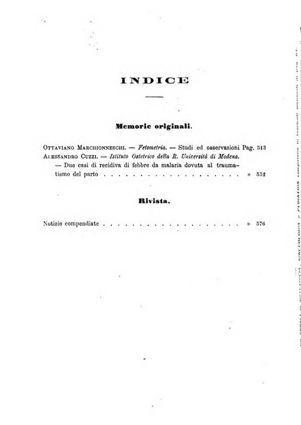 Annali di ostetricia, ginecologia e pediatria