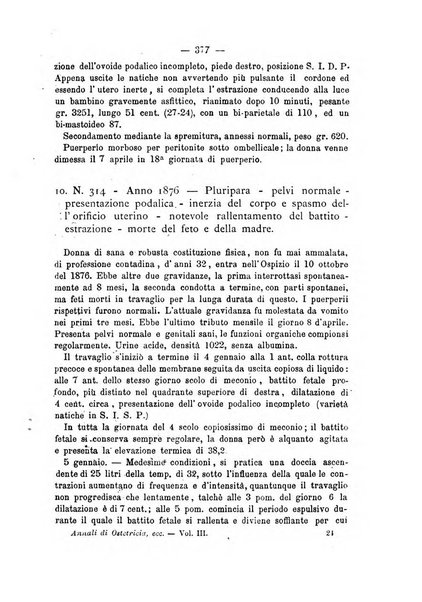 Annali di ostetricia, ginecologia e pediatria