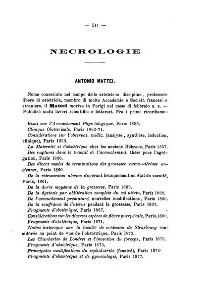 Annali di ostetricia, ginecologia e pediatria