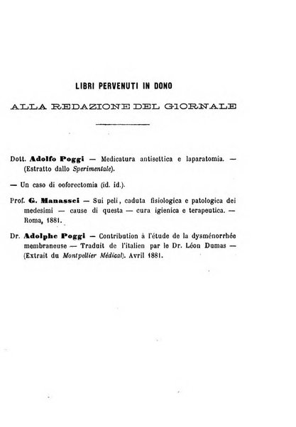 Annali di ostetricia, ginecologia e pediatria