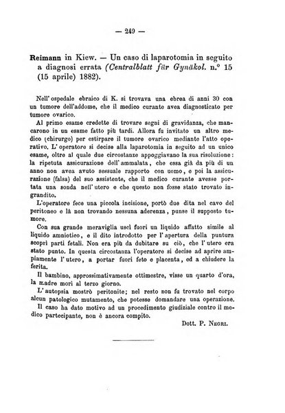 Annali di ostetricia, ginecologia e pediatria