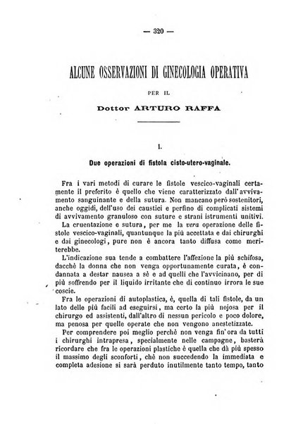 Annali di ostetricia, ginecologia e pediatria