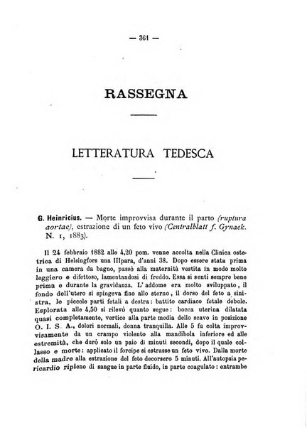 Annali di ostetricia, ginecologia e pediatria