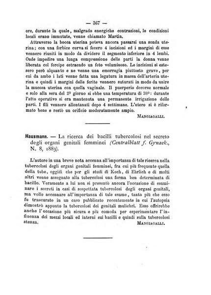 Annali di ostetricia, ginecologia e pediatria