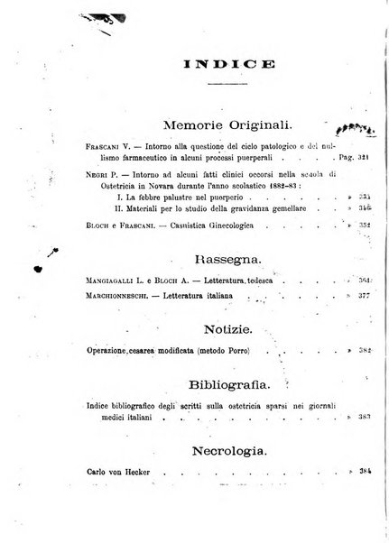 Annali di ostetricia, ginecologia e pediatria