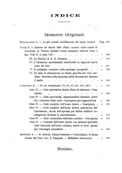 Annali di ostetricia, ginecologia e pediatria