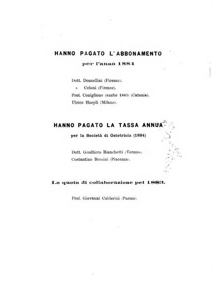 Annali di ostetricia, ginecologia e pediatria