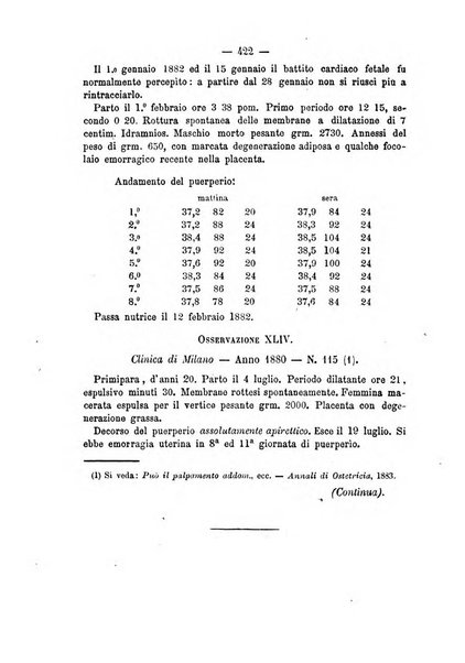 Annali di ostetricia, ginecologia e pediatria