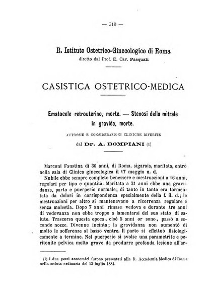 Annali di ostetricia, ginecologia e pediatria