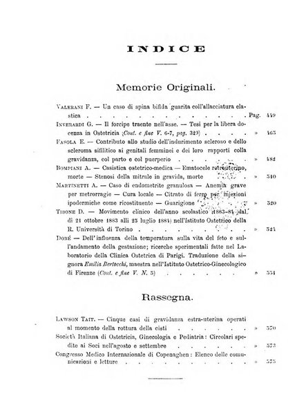 Annali di ostetricia, ginecologia e pediatria