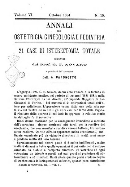 Annali di ostetricia, ginecologia e pediatria