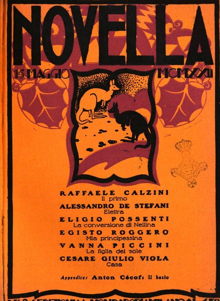 Novella fascicolo mensile di novelle dei migliori scrittori italiani