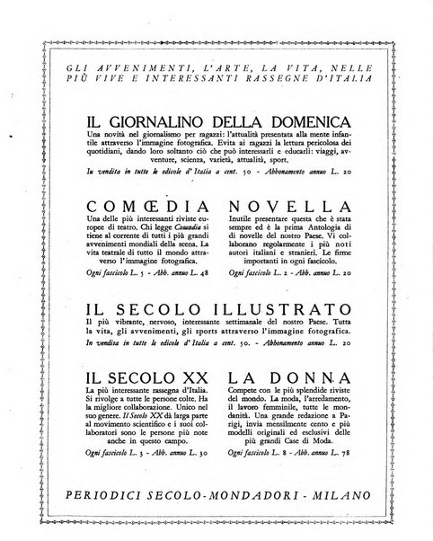 Novella fascicolo mensile di novelle dei migliori scrittori italiani