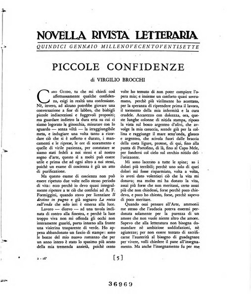 Novella fascicolo mensile di novelle dei migliori scrittori italiani