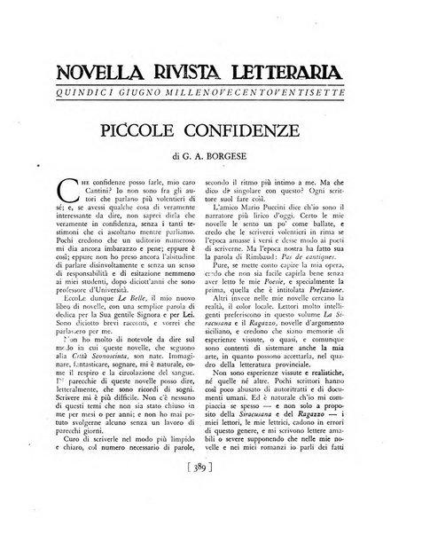 Novella fascicolo mensile di novelle dei migliori scrittori italiani