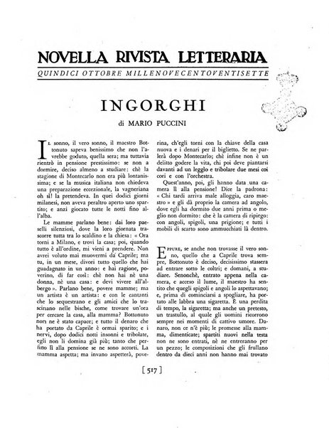 Novella fascicolo mensile di novelle dei migliori scrittori italiani