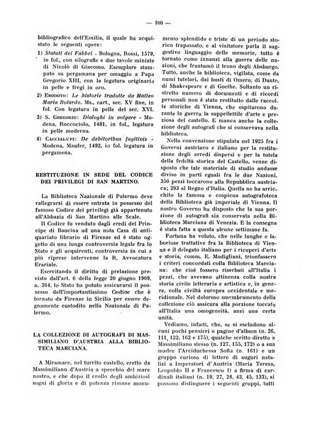 Accademie e biblioteche d'Italia annali della Direzione generale delle accademie e biblioteche