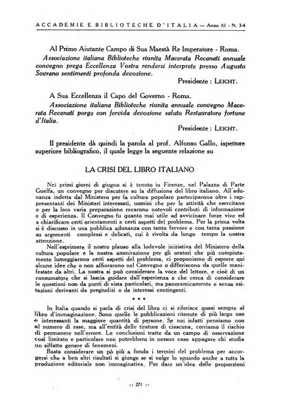 Accademie e biblioteche d'Italia annali della Direzione generale delle accademie e biblioteche