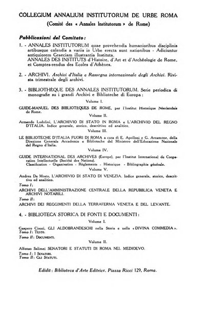 Accademie e biblioteche d'Italia annali della Direzione generale delle accademie e biblioteche