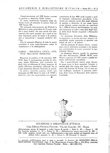 Accademie e biblioteche d'Italia annali della Direzione generale delle accademie e biblioteche