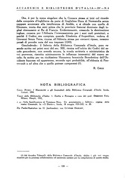 Accademie e biblioteche d'Italia annali della Direzione generale delle accademie e biblioteche