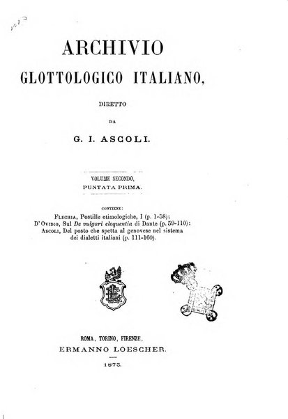 Archivio glottologico italiano