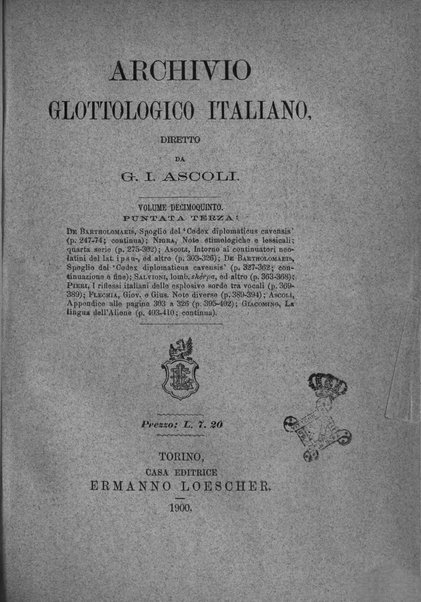 Archivio glottologico italiano