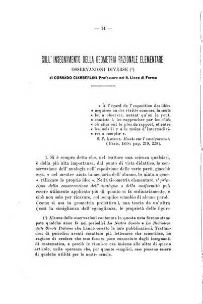 Bollettino di matematica giornale scientifico didattico per l'incremento degli studi matematici nelle scuole medie