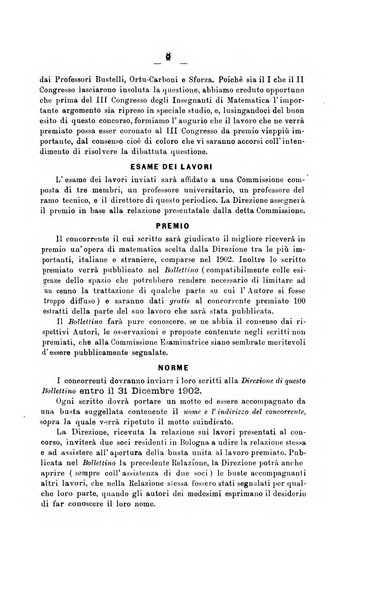 Bollettino di matematica giornale scientifico didattico per l'incremento degli studi matematici nelle scuole medie