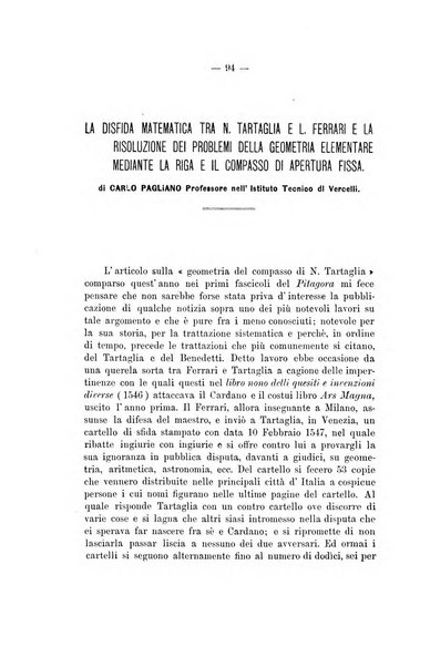 Bollettino di matematica giornale scientifico didattico per l'incremento degli studi matematici nelle scuole medie